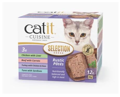 Catit Cuisine Selection Rustic Pâtes - Multi pack 12 Pacotes
