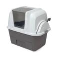 "Caixa de areia automática para gatos Catit Smartsift com sistema de limpeza silencioso"