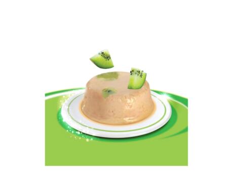Catit Creamy Cups – Mousse Cremosa de Frango e Kiwi (4 x 25g) aberto