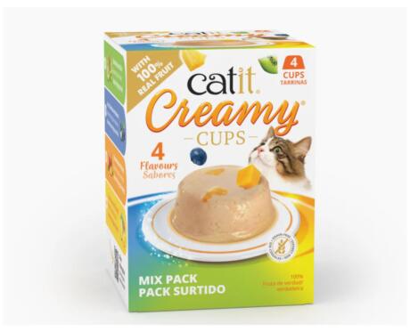 Catit Creamy Cups – Mousse Cremosa Mix Pack