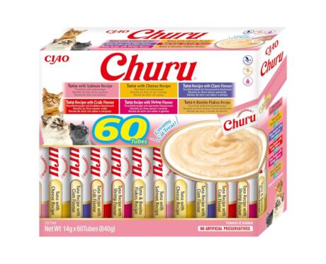 Churu Sortido Atum Gato 60 unidades