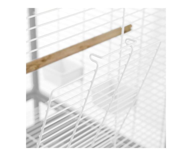 Gaiola Leeds para papagaio porta