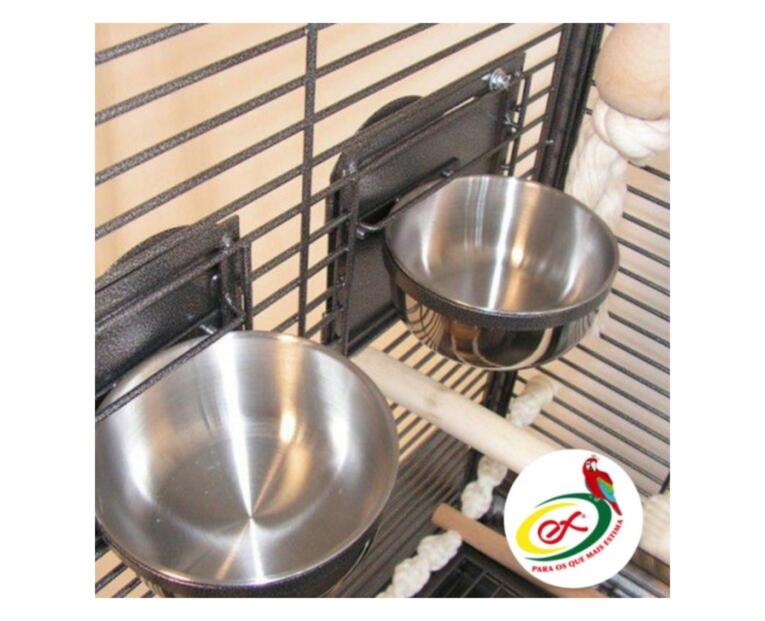 Gaiola Liverpool para papagaio comedouro1