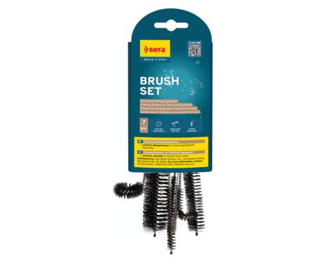 Sera Brush Set – conjunto de escovas para limpeza de filtros e tubos de aquário