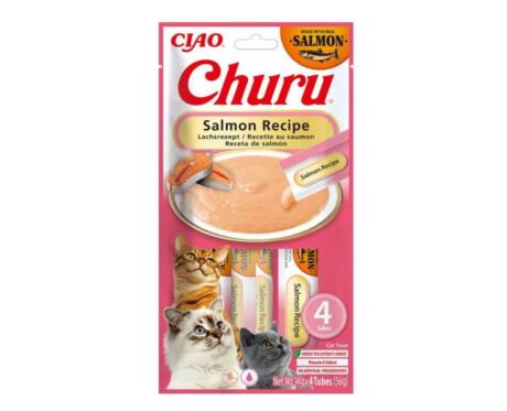 Petisco Churu Gato Receita de Salmão