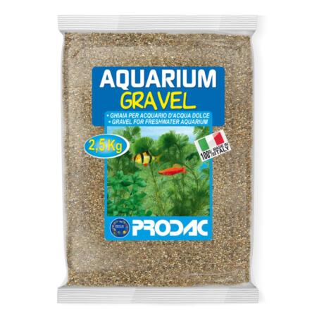 areia amarela fina para aquário Prodac 2,5 kg