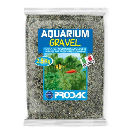 areia cinzenta fina para aquário Prodac 2,5 kg