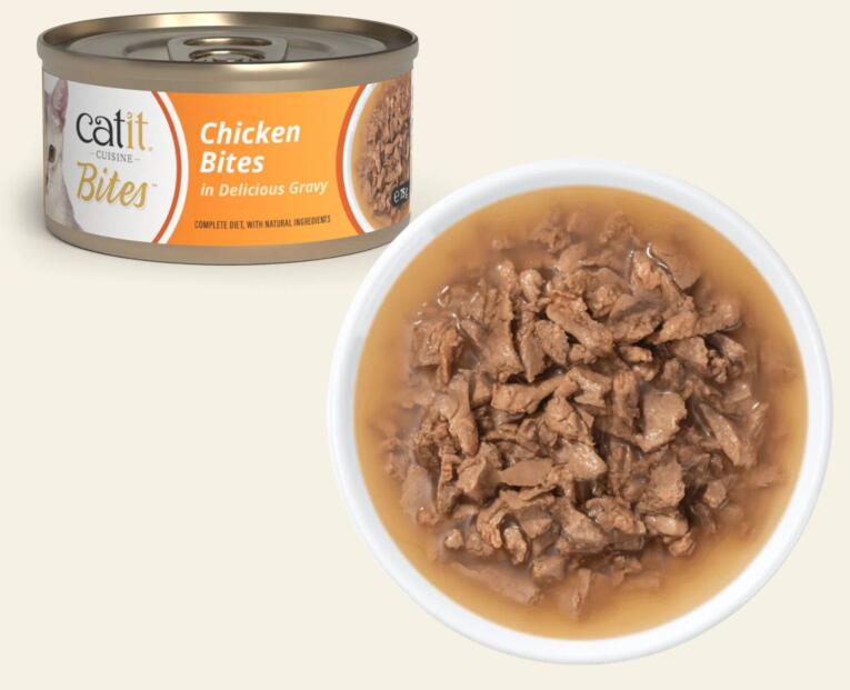 Se estás à procura de comida húmida para gatos que alie sabor e qualidade, então o Catit Cuisine Bites Frango é a escolha ideal.