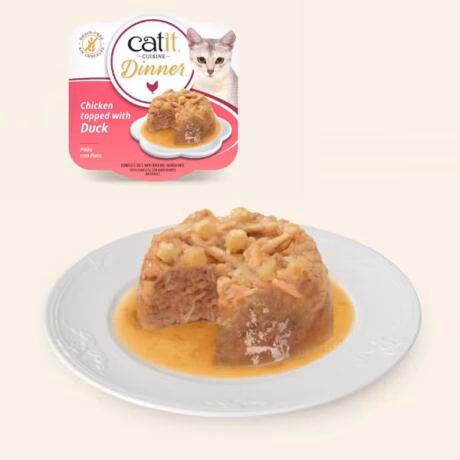 Catit Cuisine Dinner Frango com molho de Pato 75 gr