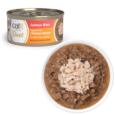 Catit Cuisine Duet Bocadinhos de Salmão com Frango em Caldo Natural 75g é uma comida húmida premium para gatos, elaborada com ingredientes naturais e de elevada qualidade.