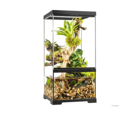 paludário Exo Terra 30x30x60 para répteis e anfíbios pequenos