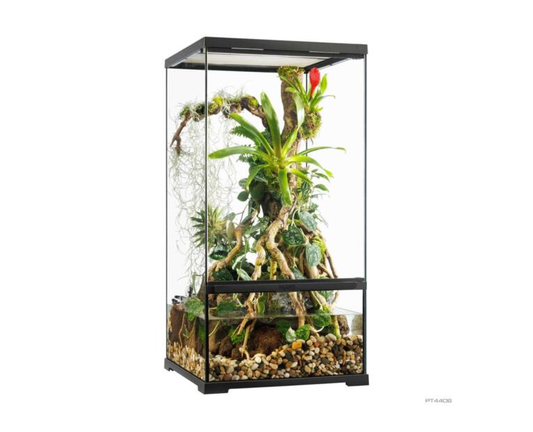 paludário Exo Terra 45x45x90 para répteis e anfíbios