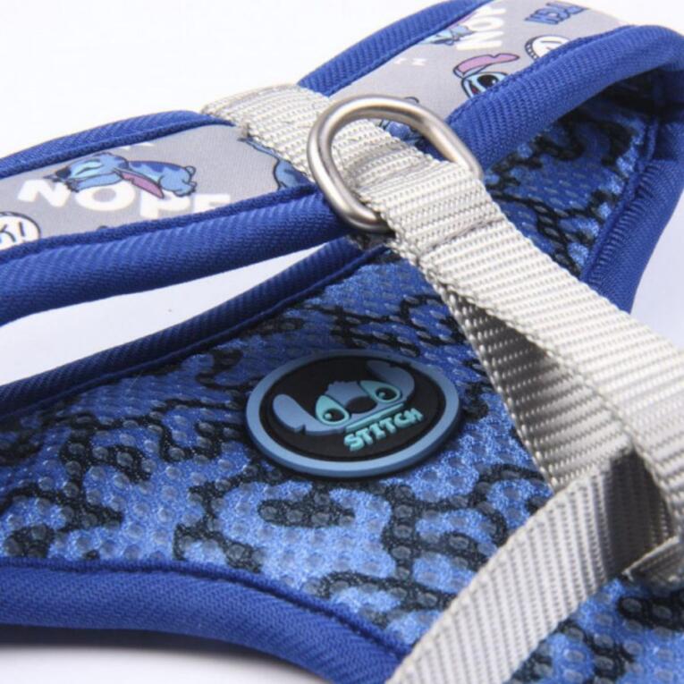 Peitoral reversível “Stitch” para cão – dois estilos num só acessório