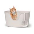 Caixa de areia gatos Catit Loo branca com pá incluída