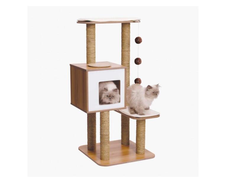 Arranhador Vesper High Base Catit para gatos com níveis
