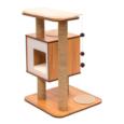 Arranhador Vesper Nogal Catit para gatos com plataforma e cama