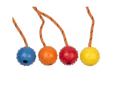 Bola de borracha para cães Duvo Plus brinquedo resistente para mastigar