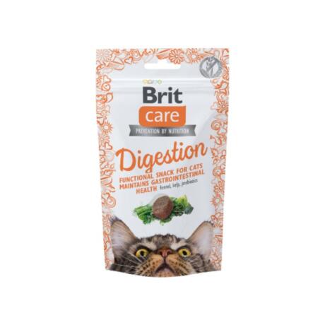Snack funcional Brit Care Cat Snack Digestion com atum e funcho para gatos.