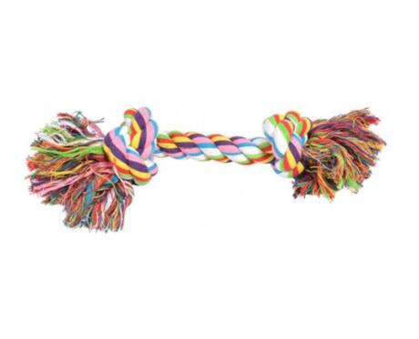 Corda para cães Duvo Plus com 2 nós brinquedo resistente para mastigar