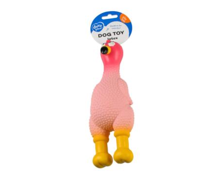 Galinha de látex com som para cães Duvo Plus