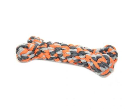 Osso de algodão para cães Duvo Plus brinquedo dental resistente