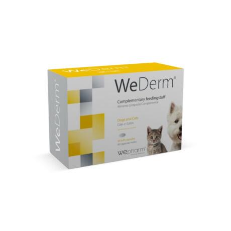 WeDerm Cápsulas – Suporte para Pele e Pelo de Cães e Gatos