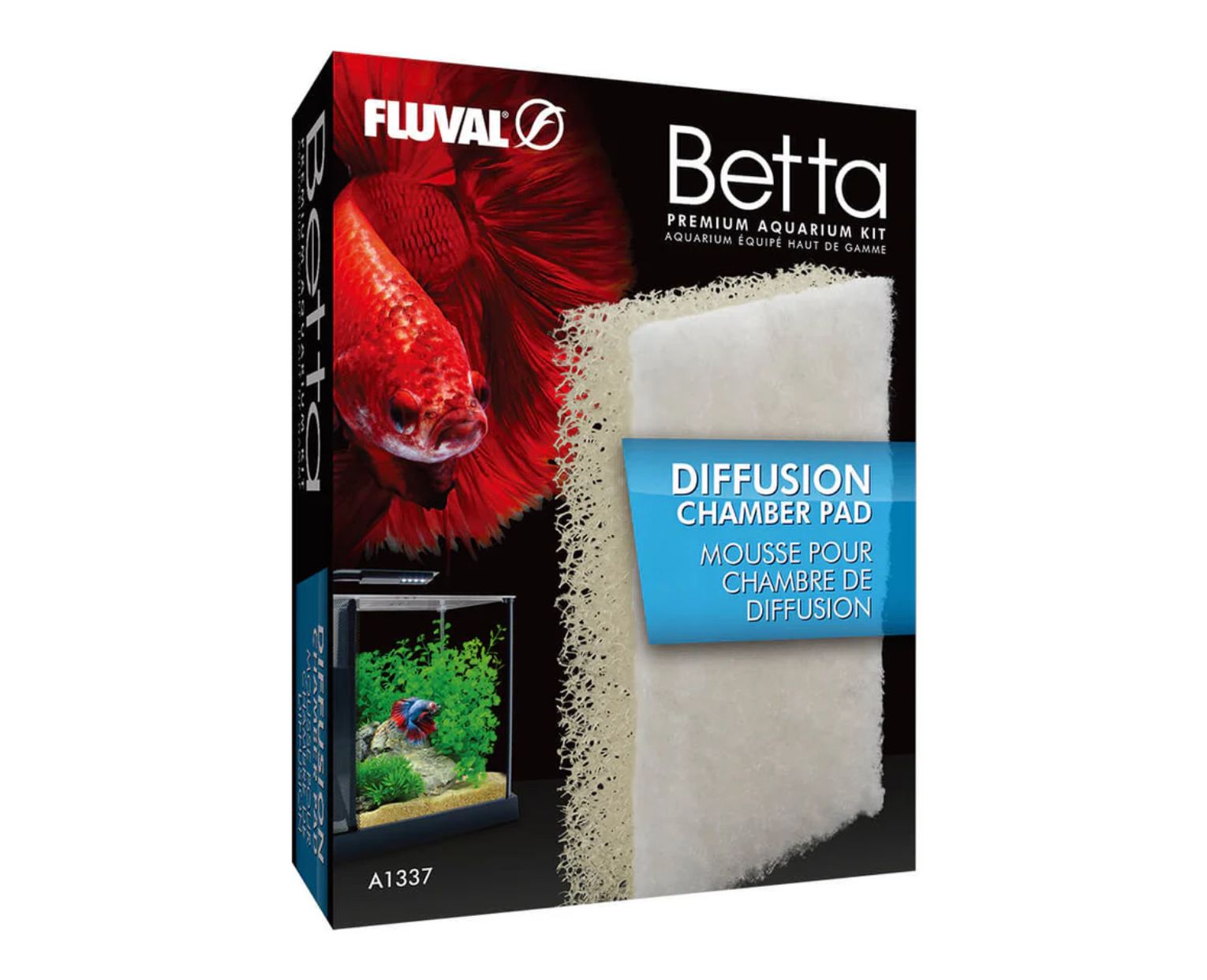 Esponja Difusora Fluval Betta Pack 4 Unidades para Filtro de Aquário