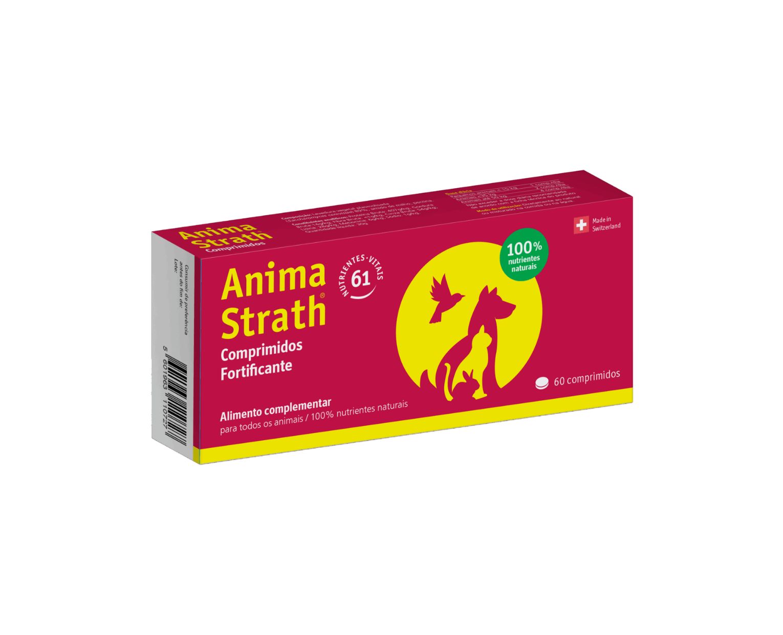 Anima-Strath 60 Comprimidos Suplemento Natural para Animais