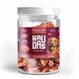 Saco de snacks liofilizados de pulmão de vaca Kaudas de 50g para cães.