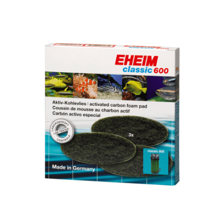 Almofada de Carvão Substituição Eheim Classic - 600